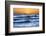 Sunset at Brighton Beach, Sussex, England, United Kingdom, Europe-Mark Mawson-Framed Photographic Print