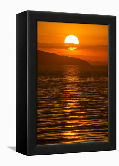 Sunset at Cape Maclear, Lake Malawi, Malawi, Africa-Michael Runkel-Framed Premier Image Canvas