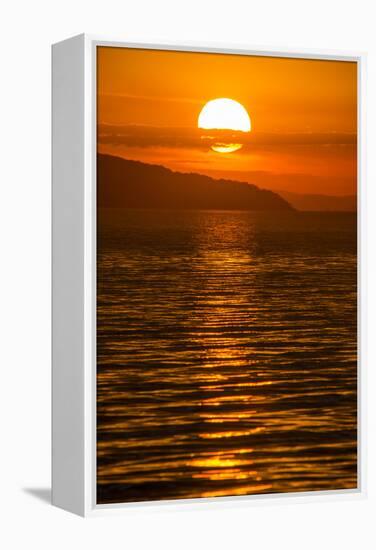 Sunset at Cape Maclear, Lake Malawi, Malawi, Africa-Michael Runkel-Framed Premier Image Canvas