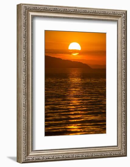 Sunset at Cape Maclear, Lake Malawi, Malawi, Africa-Michael Runkel-Framed Photographic Print