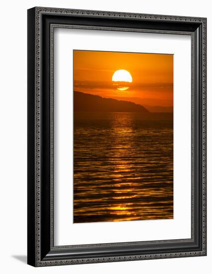 Sunset at Cape Maclear, Lake Malawi, Malawi, Africa-Michael Runkel-Framed Photographic Print