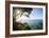 Sunset at Castara Bay in Tobago, Trinidad and Tobago, West Indies, Caribbean, Central America-Alex Treadway-Framed Photographic Print