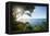 Sunset at Castara Bay in Tobago, Trinidad and Tobago, West Indies, Caribbean, Central America-Alex Treadway-Framed Premier Image Canvas