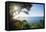 Sunset at Castara Bay in Tobago, Trinidad and Tobago, West Indies, Caribbean, Central America-Alex Treadway-Framed Premier Image Canvas