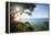 Sunset at Castara Bay in Tobago, Trinidad and Tobago, West Indies, Caribbean, Central America-Alex Treadway-Framed Premier Image Canvas