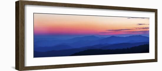 Sunset at Clingmans Dome, Great Smoky Mountains National Park, Tennessee, USA-null-Framed Photographic Print