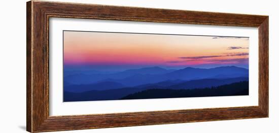 Sunset at Clingmans Dome, Great Smoky Mountains National Park, Tennessee, USA-null-Framed Photographic Print