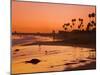 Sunset at Corona Del Mar Beach, Newport Beach, Orange County, California, United States of America,-Richard Cummins-Mounted Photographic Print