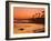 Sunset at Corona Del Mar Beach, Newport Beach, Orange County, California, United States of America,-Richard Cummins-Framed Photographic Print