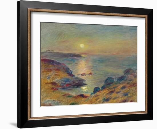 Sunset at Douarnenez, C. 1883-Pierre-Auguste Renoir-Framed Giclee Print