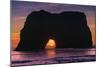 Sunset at Elephant Rock, Mendocino Coast California-Vincent James-Mounted Photographic Print