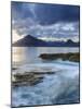 Sunset at Elgol Beach on Loch Scavaig, Cuillin Mountains, Isle of Skye, Scotland-Chris Hepburn-Mounted Photographic Print