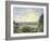 Sunset at Eragny, 1891-Camille Pissarro-Framed Giclee Print