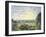 Sunset at Eragny, 1891-Camille Pissarro-Framed Giclee Print