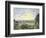 Sunset at Eragny, 1891-Camille Pissarro-Framed Giclee Print