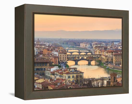 Sunset at Florence-Olena Suvorova-Framed Premier Image Canvas