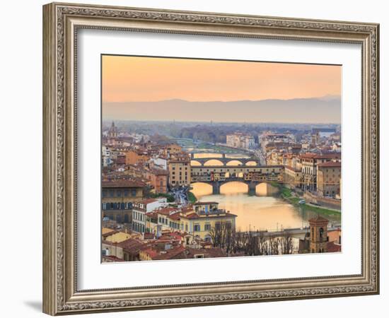 Sunset at Florence-Olena Suvorova-Framed Photographic Print