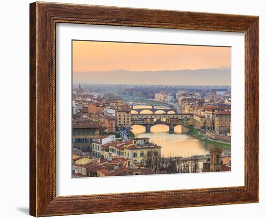 Sunset at Florence-Olena Suvorova-Framed Photographic Print