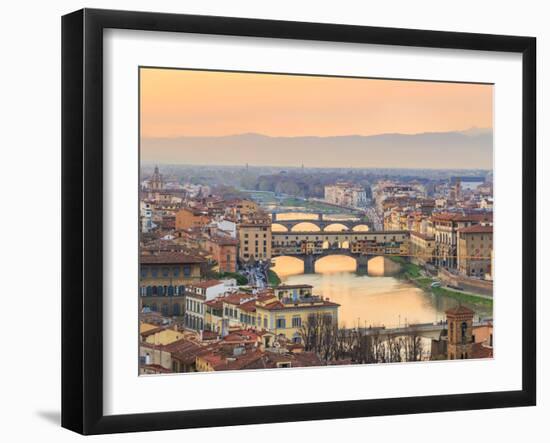 Sunset at Florence-Olena Suvorova-Framed Photographic Print