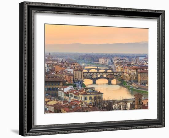 Sunset at Florence-Olena Suvorova-Framed Photographic Print