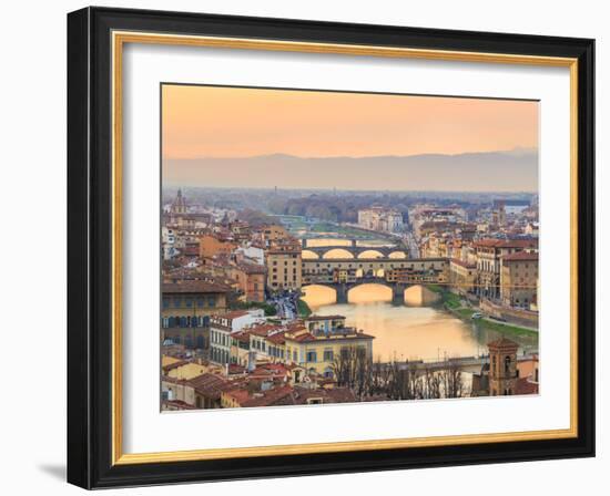 Sunset at Florence-Olena Suvorova-Framed Photographic Print