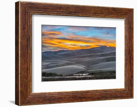 Sunset at Great Sand Dunes National Park-Howie Garber-Framed Photographic Print