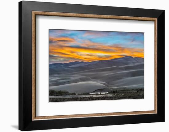 Sunset at Great Sand Dunes National Park-Howie Garber-Framed Photographic Print