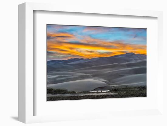 Sunset at Great Sand Dunes National Park-Howie Garber-Framed Photographic Print