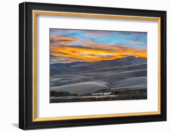 Sunset at Great Sand Dunes National Park-Howie Garber-Framed Photographic Print