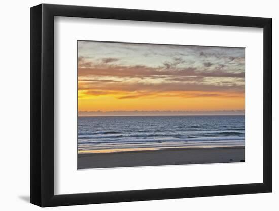 Sunset at Heceta Beach, Oregon Coast, Pacific Ocean, Oregon, USA-Michel Hersen-Framed Photographic Print