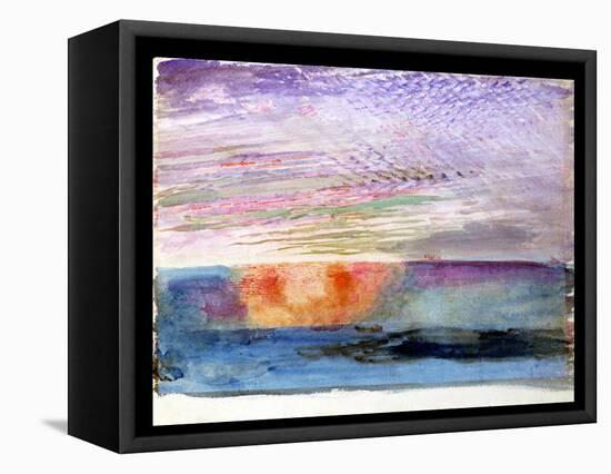 Sunset at Herne Hill Through the Smoke of London, 1876-John Ruskin-Framed Premier Image Canvas