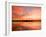 Sunset at Kaennakron Lake, Khonkaen, Thailand-Gavriel Jecan-Framed Photographic Print