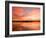 Sunset at Kaennakron Lake, Khonkaen, Thailand-Gavriel Jecan-Framed Photographic Print