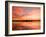 Sunset at Kaennakron Lake, Khonkaen, Thailand-Gavriel Jecan-Framed Photographic Print