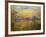 Sunset at Lavacourt-Claude Monet-Framed Art Print