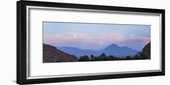 Sunset at Licancabur Volcano, Stratovolcanos in the Atacama Desert-Matthew Williams-Ellis-Framed Photographic Print