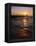 Sunset at Lighthouse, Lake MIchigan, MI-Mark Gibson-Framed Premier Image Canvas