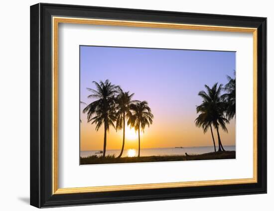 Sunset at Long Beach, Phu Quoc Island, Vietnam, Indochina, Southeast Asia, Asia-Christian Kober-Framed Photographic Print