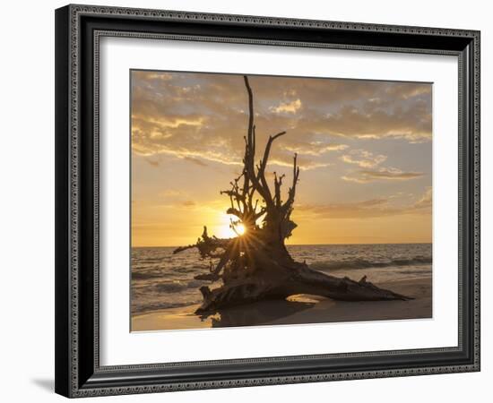 Sunset at Lovers Key State Park, Florida-Maresa Pryor-Framed Photographic Print