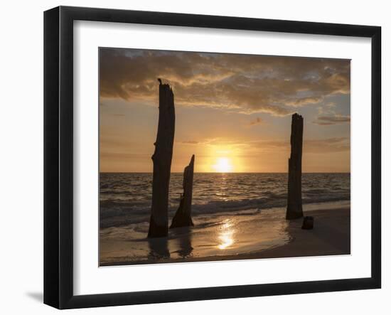 Sunset at Lovers Key State Park, Florida-Maresa Pryor-Framed Photographic Print