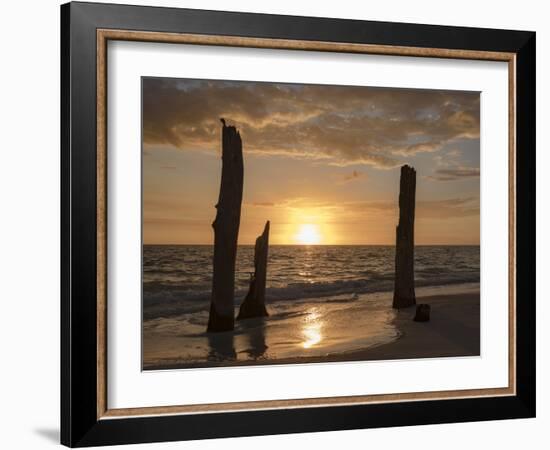 Sunset at Lovers Key State Park, Florida-Maresa Pryor-Framed Photographic Print