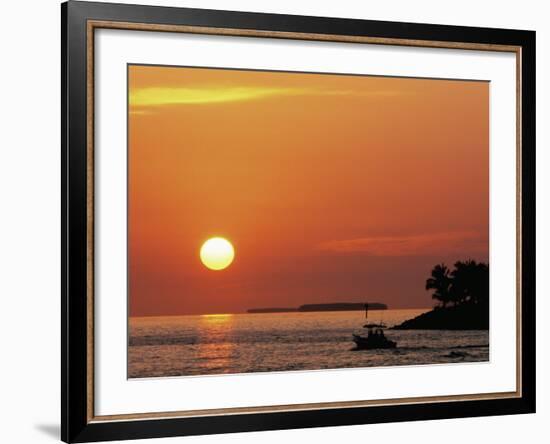 Sunset at Mallory Pier, Key West, Florida, USA-Rob Tilley-Framed Photographic Print