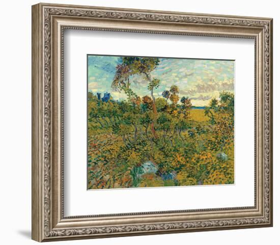 Sunset at Montmajour, 1888-Vincent van Gogh-Framed Giclee Print