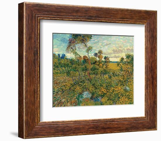 Sunset at Montmajour, 1888-Vincent van Gogh-Framed Giclee Print