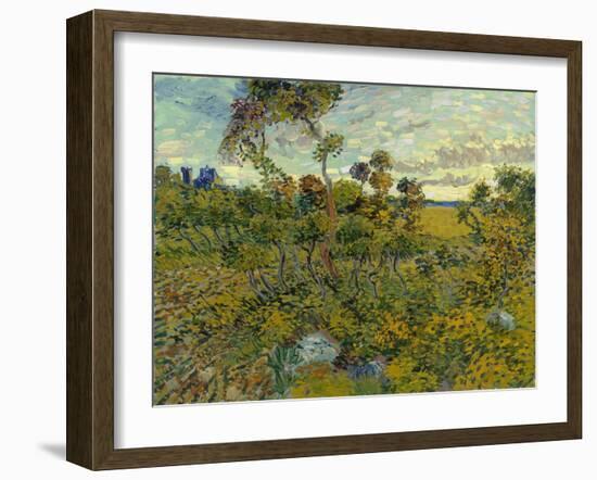 Sunset at Montmajour, 1888-Vincent van Gogh-Framed Giclee Print