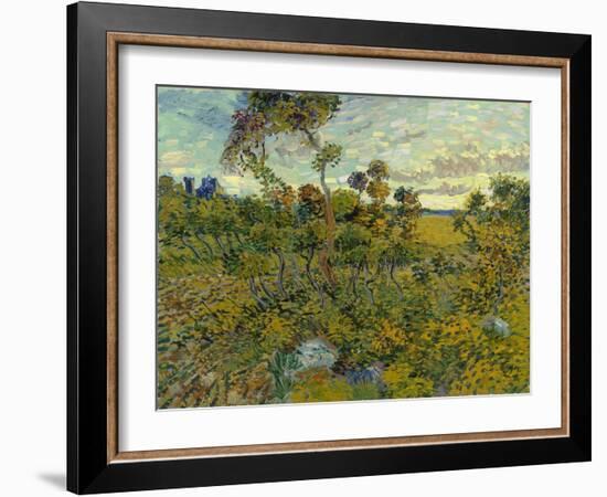 Sunset at Montmajour, 1888-Vincent van Gogh-Framed Giclee Print