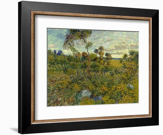 Sunset at Montmajour, 1888-Vincent van Gogh-Framed Giclee Print