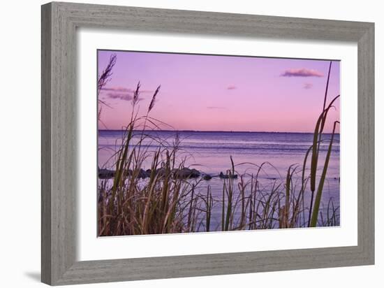Sunset at Outer Banks, near Corolla-Martina Bleichner-Framed Premium Giclee Print