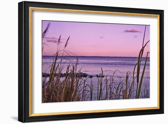 Sunset at Outer Banks, near Corolla-Martina Bleichner-Framed Premium Giclee Print