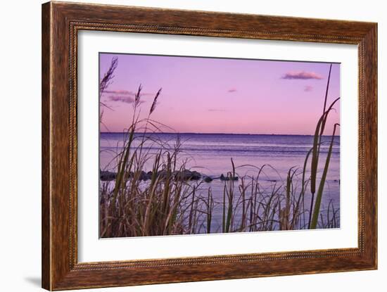 Sunset at Outer Banks, near Corolla-Martina Bleichner-Framed Art Print